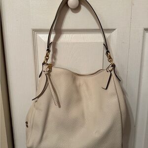 Coach Hallie Shoulder Bag - Cream
